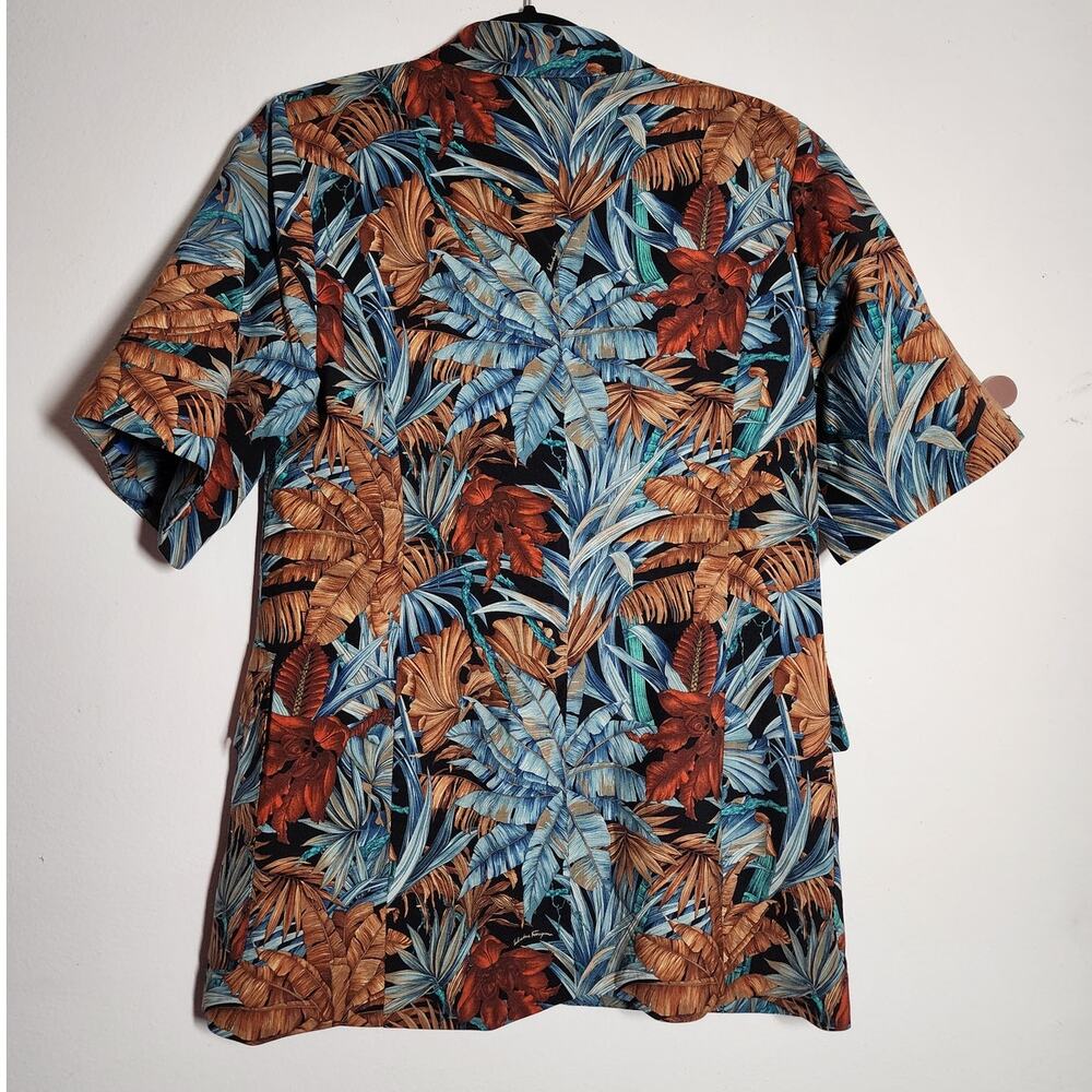 Salvatore Ferragamo Azure Floral Short Sleeve Mohair Blend Blazer Jacket Shirt - Picture 4 of 14